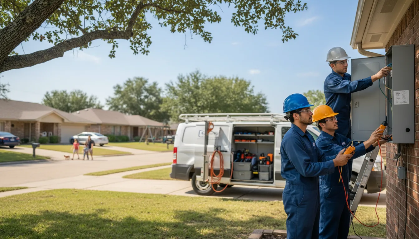 Certified electrician providing emergency electrical services in Enon Valley, PA